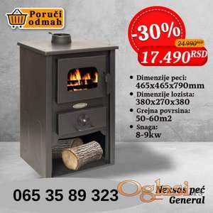 Peć na čvrsto gorivo / drva GENERAL - Akcija